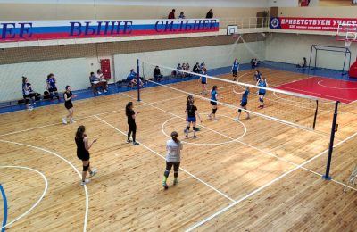 В Татарске определили победителя межрайонного турнира по волейболу