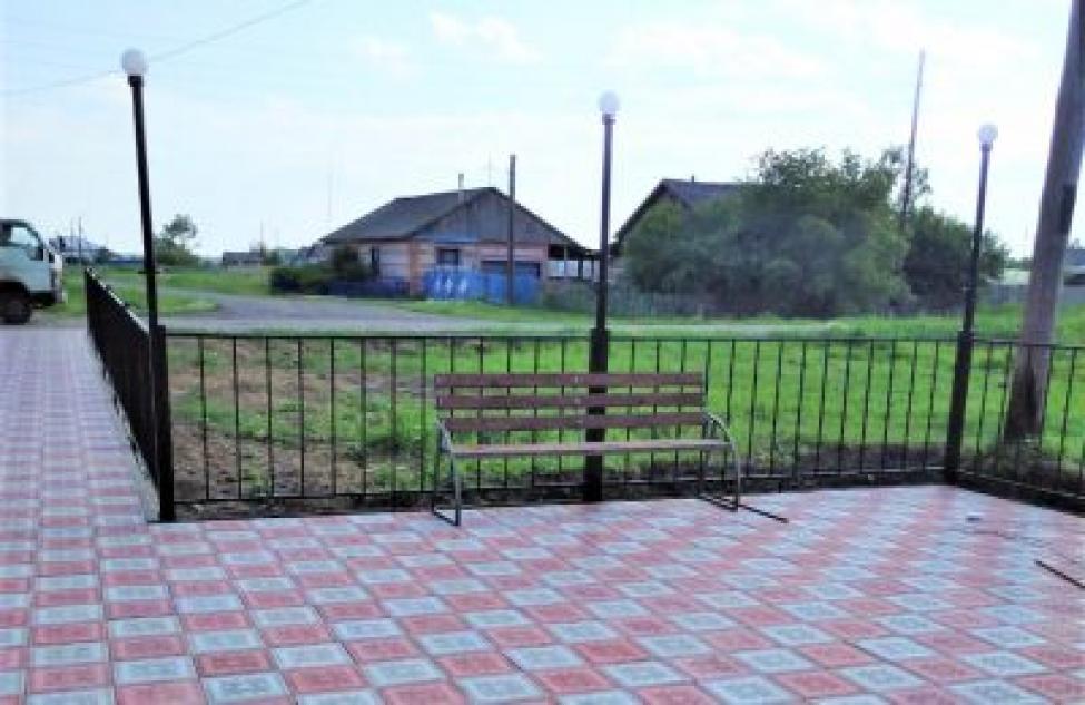 В Татарском районе появился новый объект благоустройства