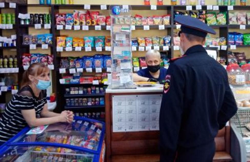 В Татарске прошел очередной рейд по соблюдению масочного режима