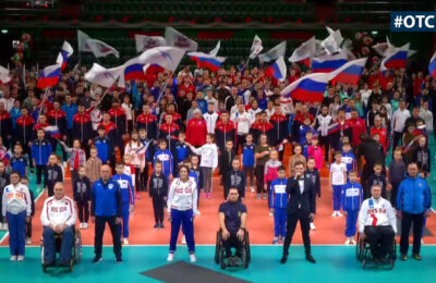 Новосибирские спортсмены провели флешмоб в поддержку Президента