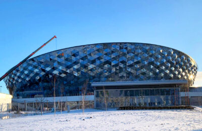 В Новосибирске готовится к открытию самая большая в Сибири ледовая арена