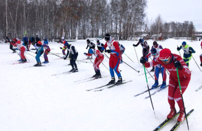 В Татарске определили призеров третьего этапа чемпионата по лыжным гонкам