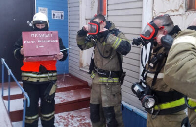 В Татарске пожарные расчеты «спасли» от огня городской краеведческий музей