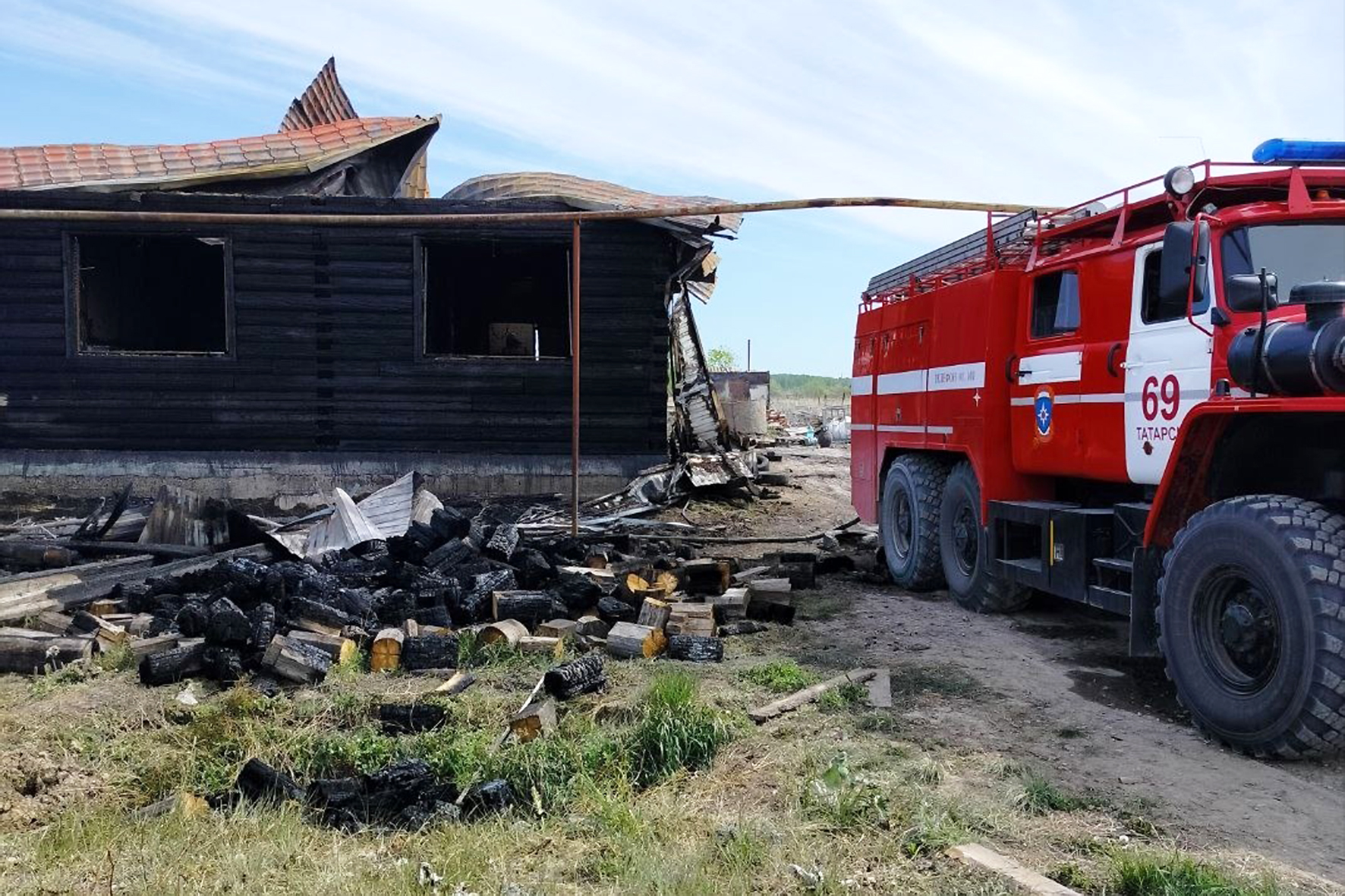 Три пожара произошли в Татарском районе за одни сутки - Народная газета