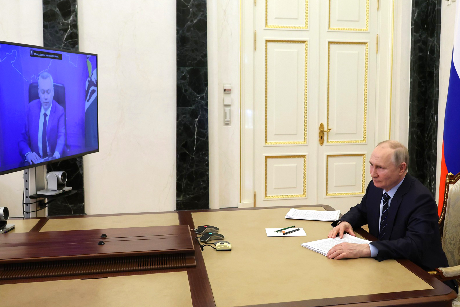 Встреча Травникова и Путина