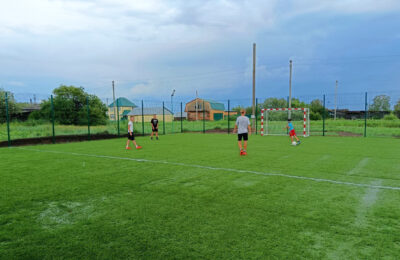 Новую спортивную площадку построили в Татарском районе