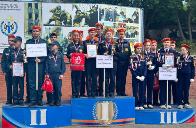 Кадеты из Татарска стали призерами областных игр юных пожарных