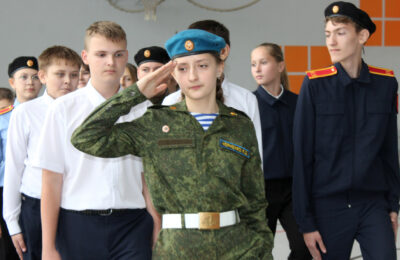 За звание лучшего поспорили кадетские классы Татарского района
