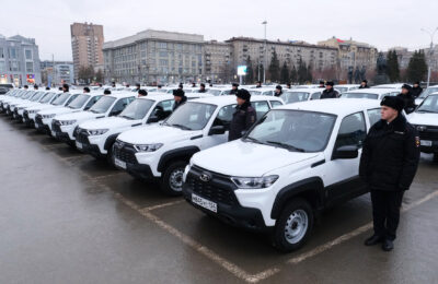 Новые служебные автомобили получили участковые Новосибирской области