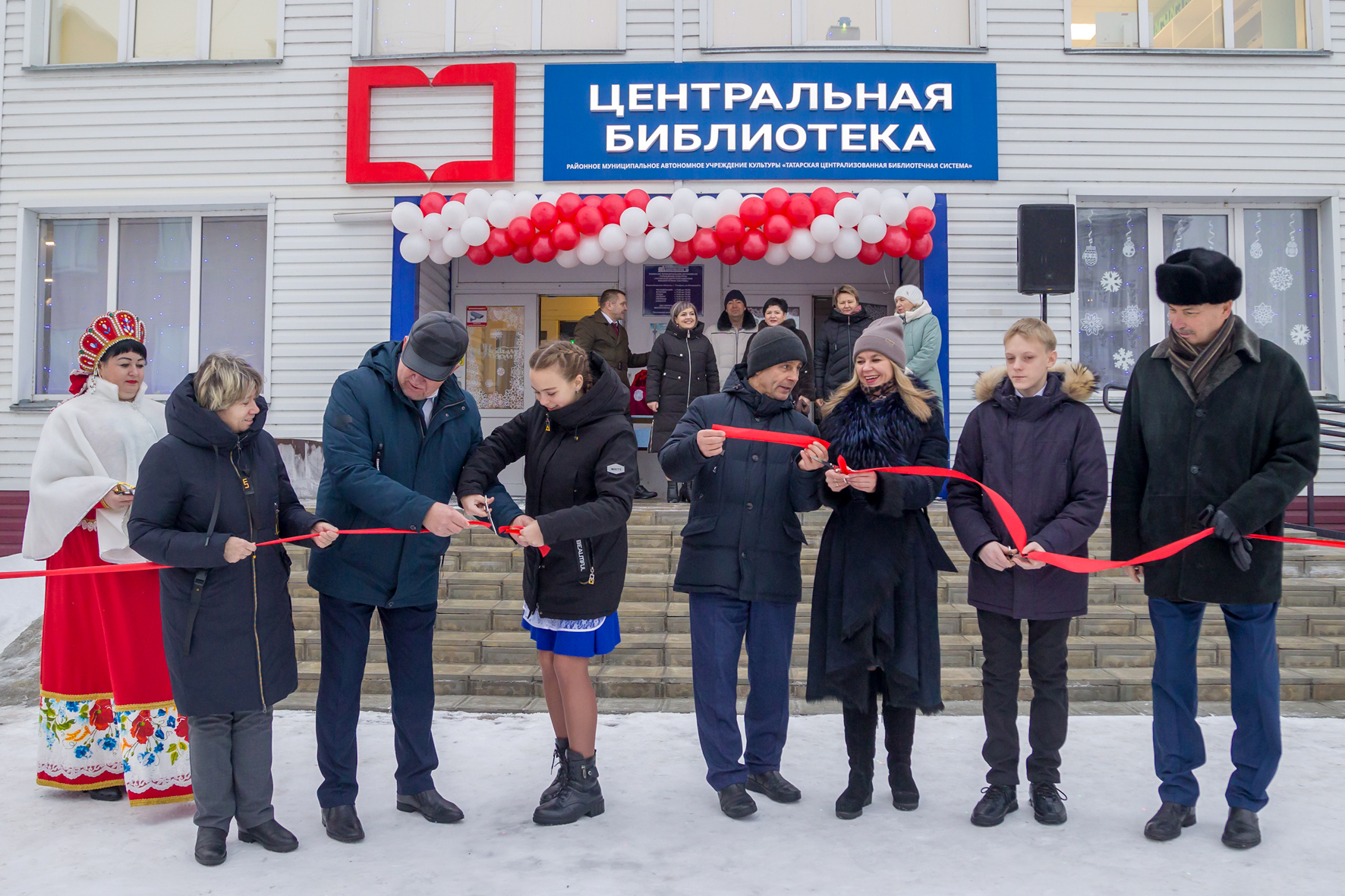 Открытие модельной библиотеки в Татарске