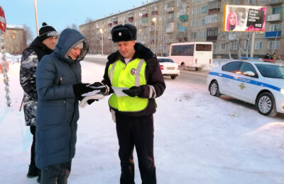 О правилах безопасности напомнили жителям Татарска автоинспекторы