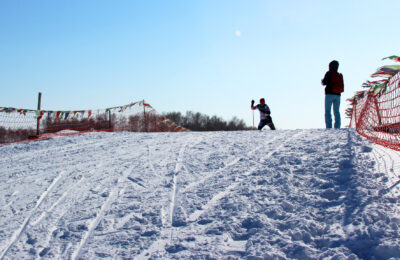 Третий этап лыжного чемпионата завершился в Татарском районе