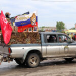 Бойцы СВО из Татарска передали коллективу музея свой боевой пикап