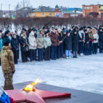 Минутой молчания у Вечного огня почтили память всех безымянных героев в Татарске