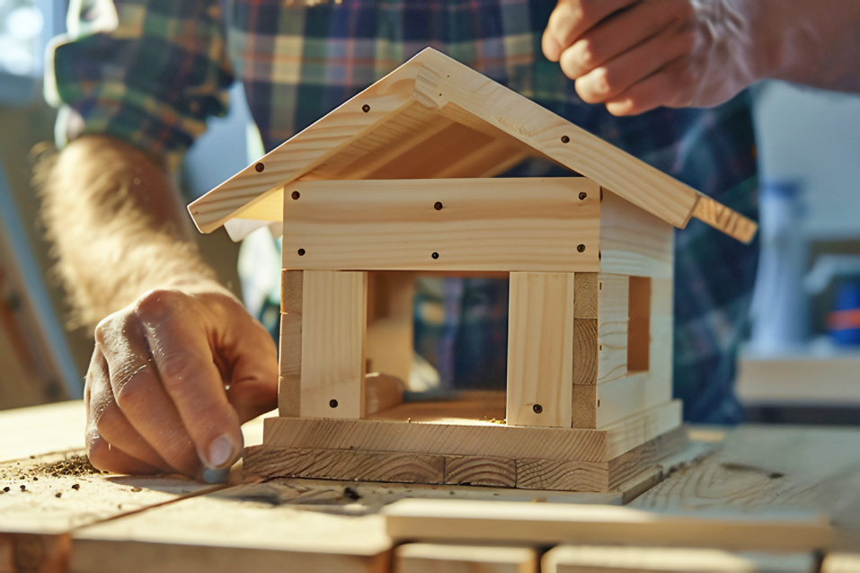 Деревянный домик