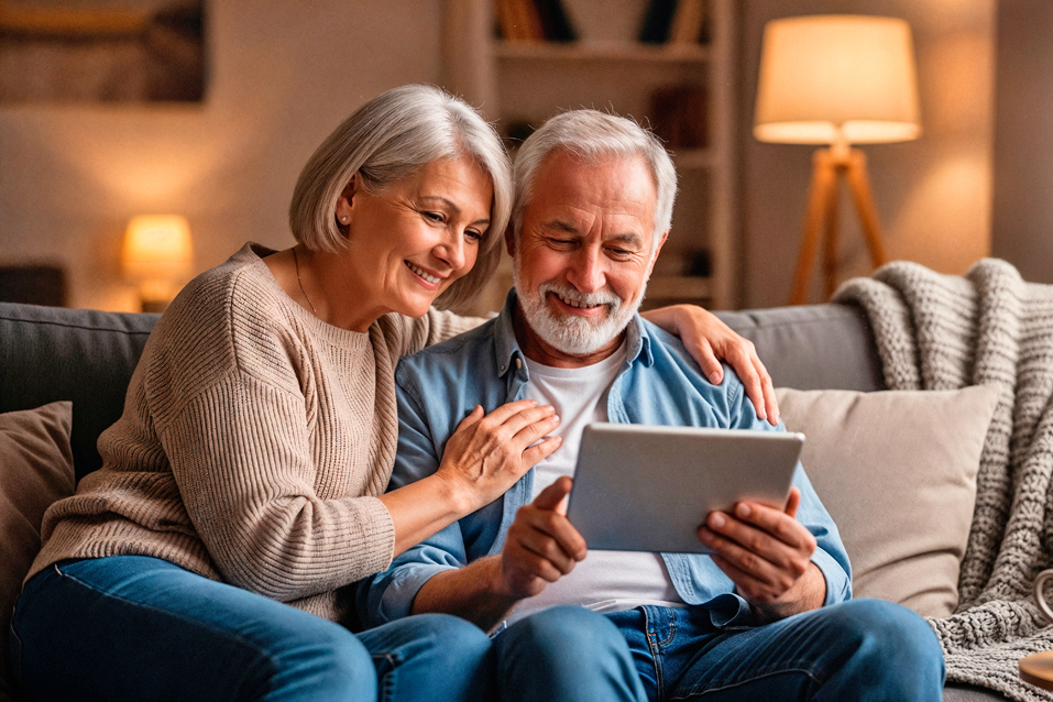 Счастливые пенсионеры