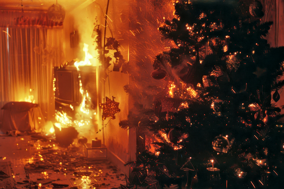 Пожар в доме