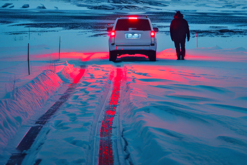 Автомобиль на льду