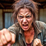 С кулаками набросилась на сотрудника полиции нетрезвая женщина в Татарске