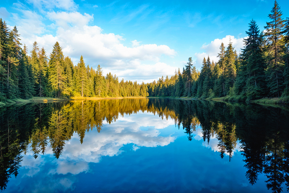 Лесное озеро