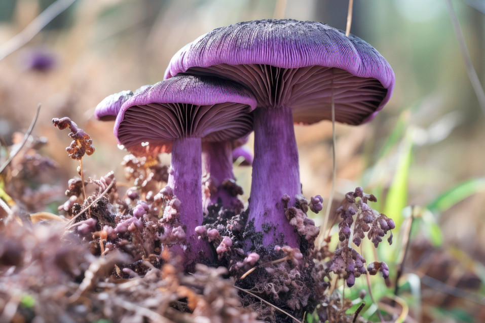 Паутинник фиолетовый