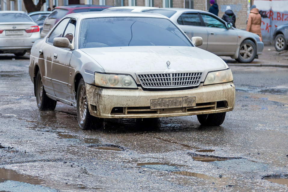 Грязное авто