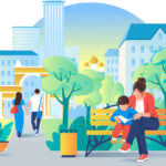 Две пешеходные зоны представил Татарск на голосовании за объекты благоустройства