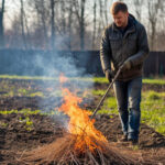О правилах сжигания травы напомнили спасатели жителям Новосибирской области